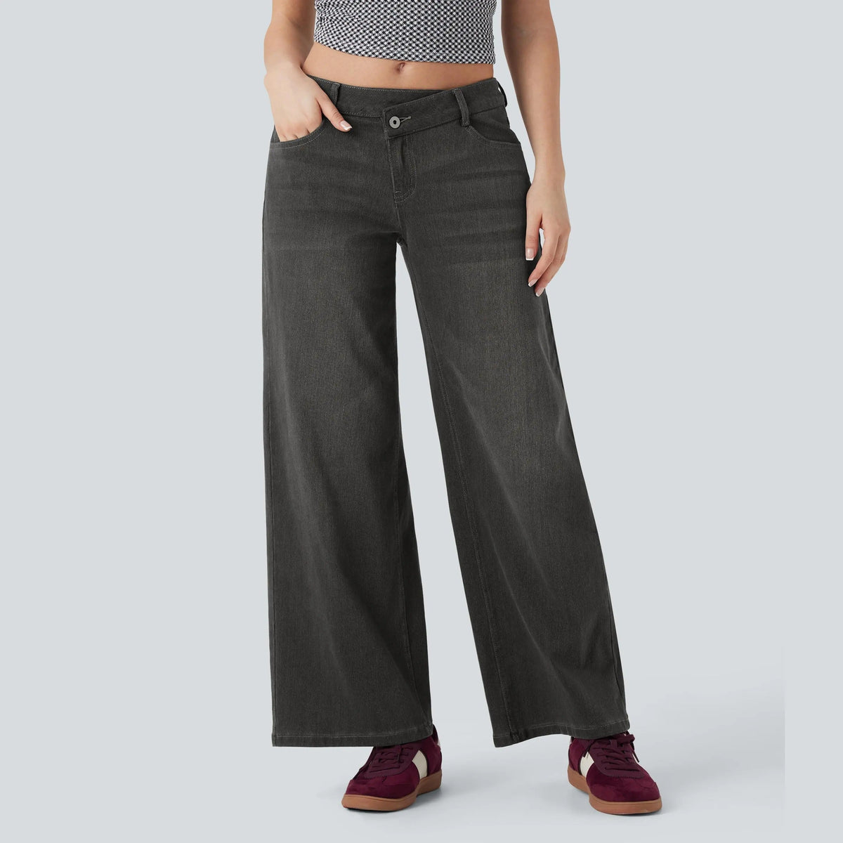 Comfort Stretch Baggy Casual Jeans