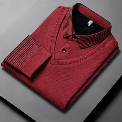 ⌛Limited-Time Offer🛍️Men's False Two-Piece Long Sleeve Top