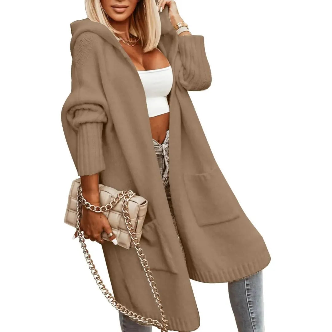 Hooded Long Cardigan Sweater Coat – 8-Color Bundle